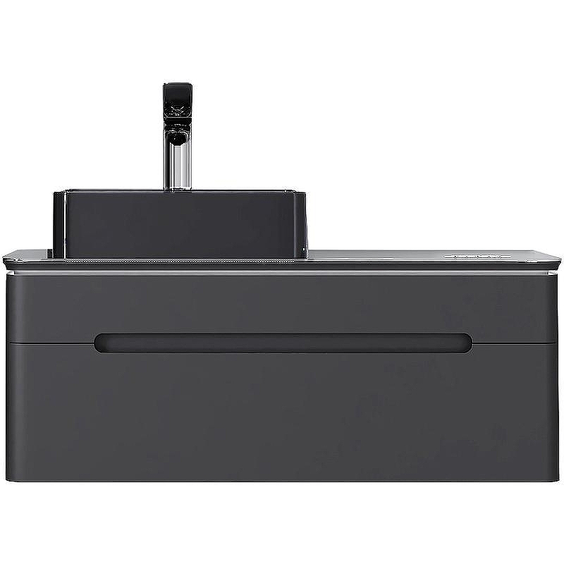 Тумба под раковину Jorno Shine 100 Shi.01.100/P/A подвесная Антрацит, купить, цена, заказать, магазин, доставка, скидка, промокод, купить, цена, заказать, магазин, доставка, скидка, промокод