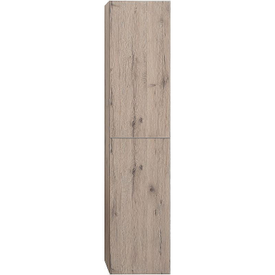 Шкаф пенал Aquanet Алвита New 35 R 277561 подвесной Дуб веллингтон белый