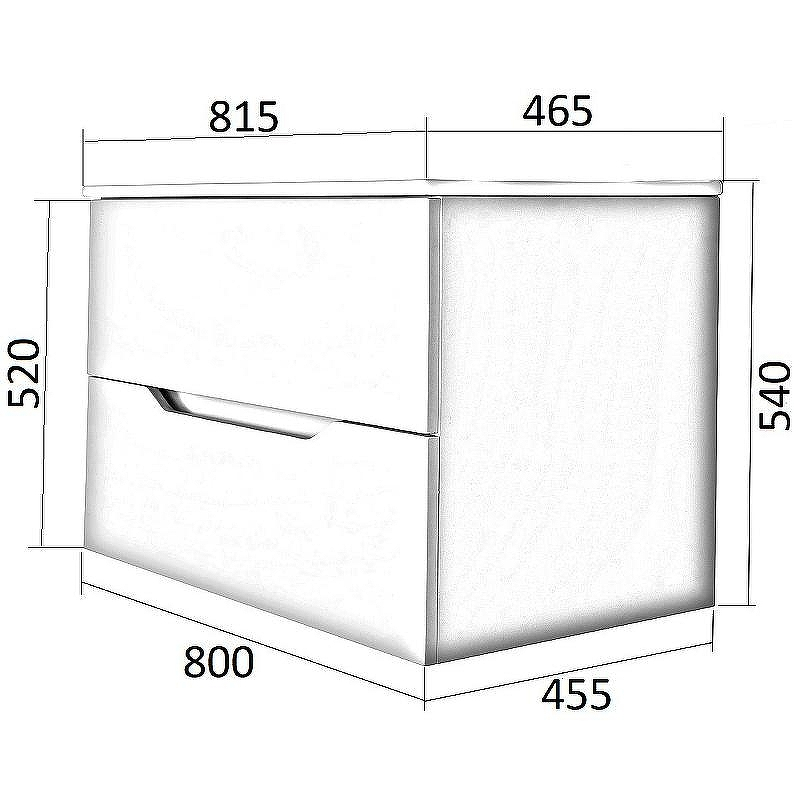 Тумба с раковиной WellWant by Orange Aura 80 WWTRAW468254WM подвесная, купить, цена, заказать, магазин, доставка, скидка, промокод, купить, цена, заказать, магазин, доставка, скидка, промокод