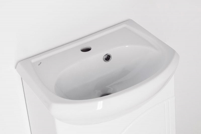 Тумба под раковину Style Line Эко Волна 2 Уют 45 Белый глянец