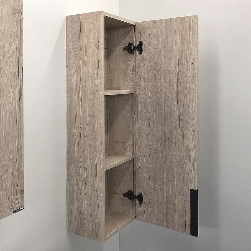 Шкаф пенал Comforty Бонн 35 00-00008476 подвесной Дуб дымчатый, купить, цена, заказать, магазин, доставка, скидка, промокод, купить, цена, заказать, магазин, доставка, скидка, промокод