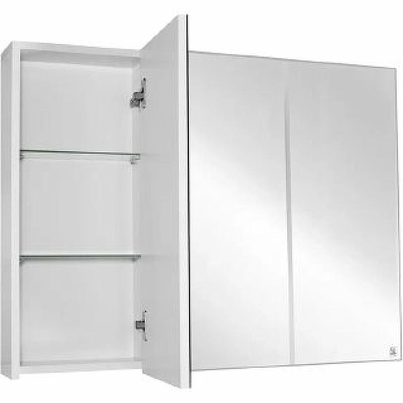 Зеркальный шкаф Style Line Альтаир 90 ЛС-000010059 Белый, купить, цена, заказать, магазин, доставка, скидка, промокод, купить, цена, заказать, магазин, доставка, скидка, промокод