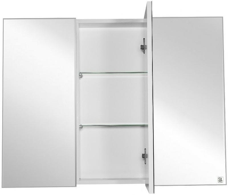 Зеркальный шкаф Style Line Альтаир 90 ЛС-000010059 Белый, купить, цена, заказать, магазин, доставка, скидка, промокод, купить, цена, заказать, магазин, доставка, скидка, промокод