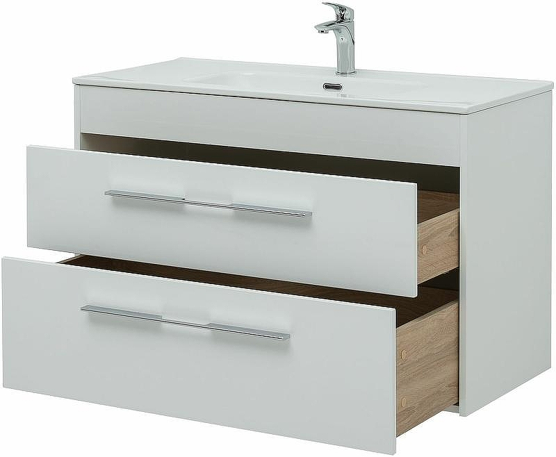 Тумба под раковину Aquanet Августа 100 277509 подвесная Белый глянец, купить, цена, заказать, магазин, доставка, скидка, промокод, купить, цена, заказать, магазин, доставка, скидка, промокод