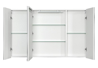 Зеркальный шкаф Aquaton Мадрид 120 1A113402MA010 с подсветкой Белый