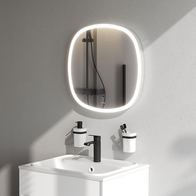 Зеркало AM.PM Func 55 M8FMOX0551WGS с подсветкой с ИК-сенсорным выключателем, купить, цена, заказать, магазин, доставка, скидка, промокод, купить, цена, заказать, магазин, доставка, скидка, промокод