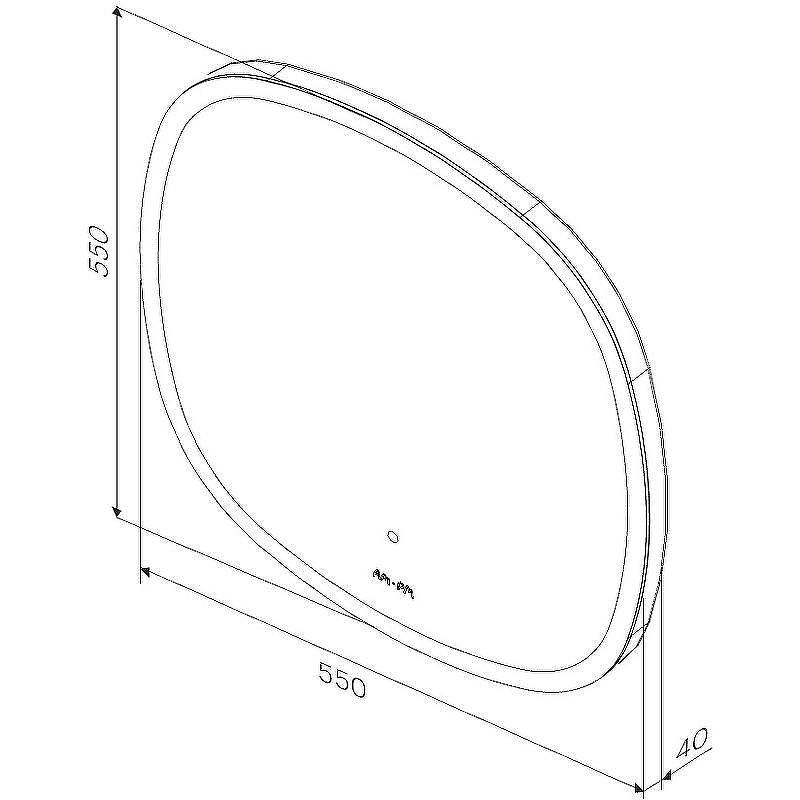 Зеркало AM.PM Func 55 M8FMOX0551WGS с подсветкой с ИК-сенсорным выключателем, купить, цена, заказать, магазин, доставка, скидка, промокод, купить, цена, заказать, магазин, доставка, скидка, промокод
