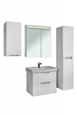 Тумба под раковину Dreja Q 60 99.0001 подвесная Белый глянец