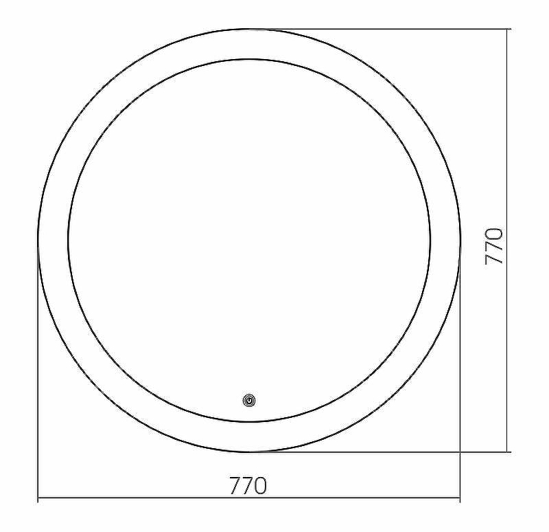Зеркало Grossman Cosmo 77 9D770 с подсветкой с сенсорным выключателем, купить, цена, заказать, магазин, доставка, скидка, промокод, купить, цена, заказать, магазин, доставка, скидка, промокод