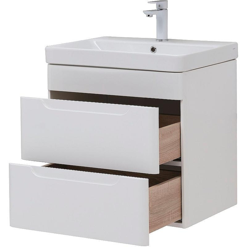 Тумба под раковину Aquanet София 60 288905 подвесная Белый глянец, купить, цена, заказать, магазин, доставка, скидка, промокод, купить, цена, заказать, магазин, доставка, скидка, промокод
