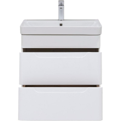 Тумба под раковину Aquanet София 60 288905 подвесная Белый глянец