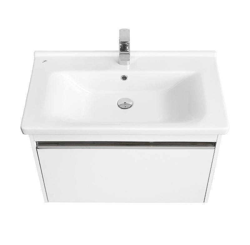 Тумба под раковину Aquaton Капри 80 1A230201KP010 подвесная Белая глянцевая, купить, цена, заказать, магазин, доставка, скидка, промокод, купить, цена, заказать, магазин, доставка, скидка, промокод