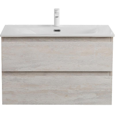 Тумба под раковину Cezares Molveno 80 MOLVENO-80-2C-SO-LB подвесная Legno Bianco