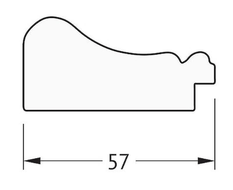 Зеркало Evoform Definite 104х54 BY 1056 в багетной раме - Беленый дуб 57, купить, цена, заказать, магазин, доставка, скидка, промокод, купить, цена, заказать, магазин, доставка, скидка, промокод