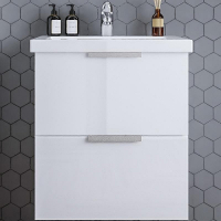 Тумба под раковину Бриклаер Хелена 60 4627125416354 подвесная Высокий белый глянец, купить, цена, заказать, магазин, доставка, скидка, промокод, купить, цена, заказать, магазин, доставка, скидка, промокод