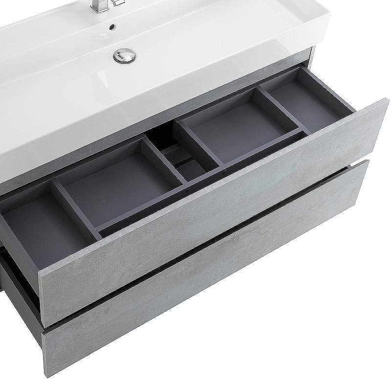 Тумба под раковину Cezares Molveno 46 120 MOLVENO 46-120-2C-SO-BET подвесная Beton, купить, цена, заказать, магазин, доставка, скидка, промокод, купить, цена, заказать, магазин, доставка, скидка, промокод