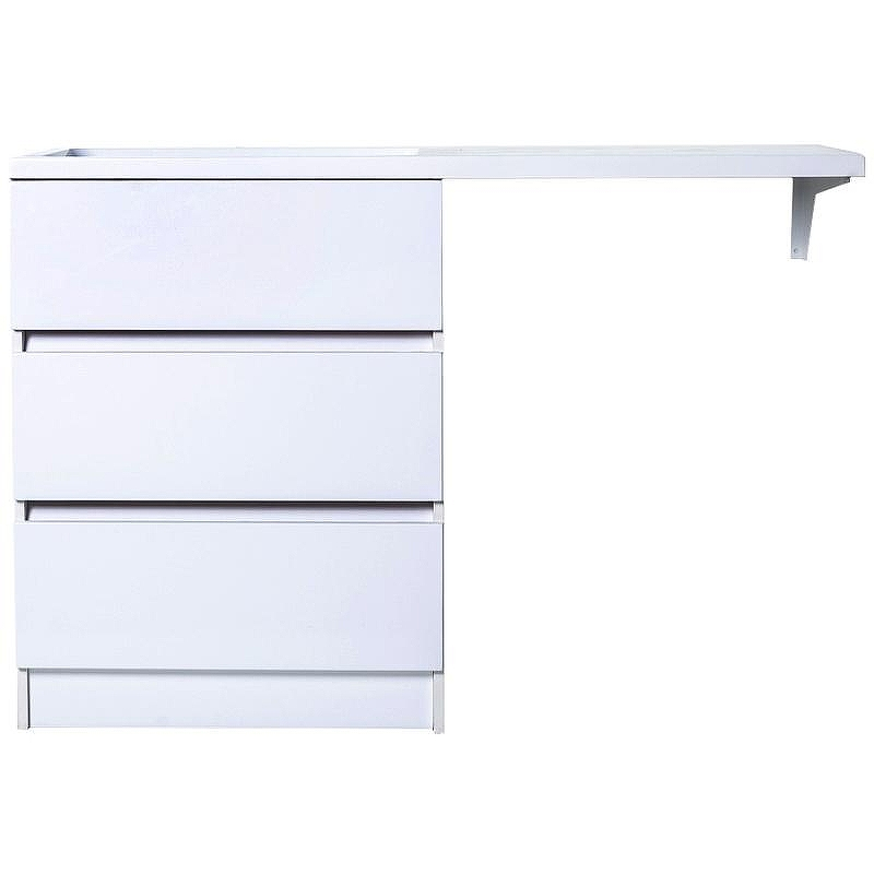 Тумба под раковину Orange Sistema 130 ST-70TUW Белая, купить, цена, заказать, магазин, доставка, скидка, промокод, купить, цена, заказать, магазин, доставка, скидка, промокод