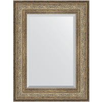 Зеркало Evoform Exclusive 80х60 BY 3399 с фацетом в багетной раме - Виньетка античная бронза 109, купить, цена, заказать, магазин, доставка, скидка, промокод, купить, цена, заказать, магазин, доставка, скидка, промокод