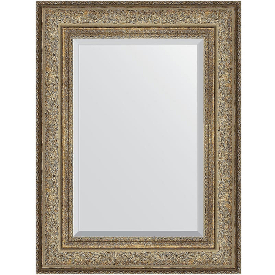 Зеркало Evoform Exclusive 80х60 BY 3399 с фацетом в багетной раме - Виньетка античная бронза 109