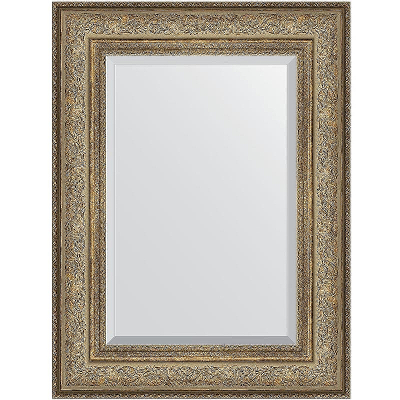 Зеркало Evoform Exclusive 80х60 BY 3399 с фацетом в багетной раме - Виньетка античная бронза 109, купить, цена, заказать, магазин, доставка, скидка, промокод, купить, цена, заказать, магазин, доставка, скидка, промокод