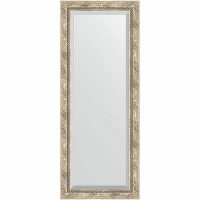 Зеркало Evoform Exclusive 133х53 BY 3511 с фацетом в багетной раме - Прованс с плетением 70, купить, цена, заказать, магазин, доставка, скидка, промокод, купить, цена, заказать, магазин, доставка, скидка, промокод