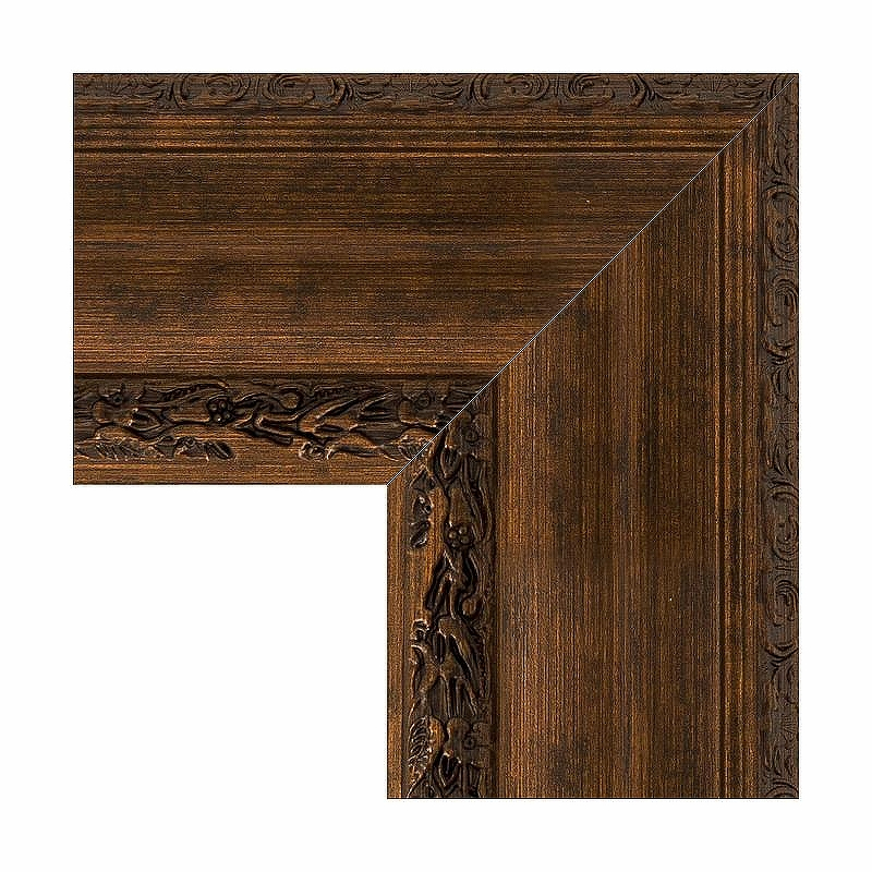 Зеркало Evoform Exclusive 162х72 BY 3585 с фацетом в багетной раме - Состаренная бронза с орнаментом 120, купить, цена, заказать, магазин, доставка, скидка, промокод, купить, цена, заказать, магазин, доставка, скидка, промокод