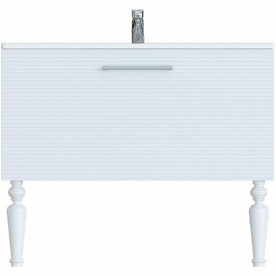 Тумба с раковиной SanVit Эмми 80 kemmy0803d Белая матовая