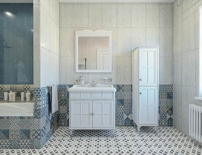 Зеркало Caprigo Borgo 80 33431-В231 Белое матовое