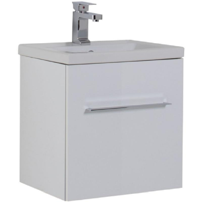 Комплект мебели для ванной Aquanet Порто 50 196675 подвесной Белый, купить, цена, заказать, магазин, доставка, скидка, промокод, купить, цена, заказать, магазин, доставка, скидка, промокод