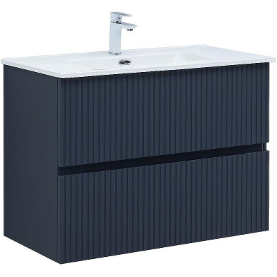 Тумба под раковину Aquanet Джейн 90 313303 подвесная Маренго