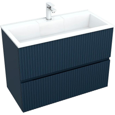 Тумба под раковину Aquanet Джейн 90 313303 подвесная Маренго