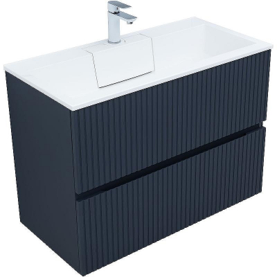 Тумба под раковину Aquanet Джейн 90 313303 подвесная Маренго