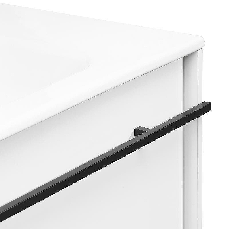 Тумба под раковину Roca Aneto 80 857430806 подвесная Белый глянец Черная матовая, купить, цена, заказать, магазин, доставка, скидка, промокод, купить, цена, заказать, магазин, доставка, скидка, промокод