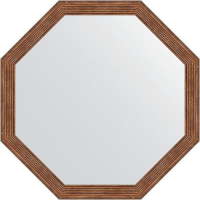 Зеркало Evoform Octagon 69х69 BY 3663 в багетной раме - Сухой тростник 51, купить, цена, заказать, магазин, доставка, скидка, промокод, купить, цена, заказать, магазин, доставка, скидка, промокод
