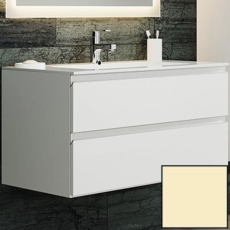 Тумба с раковиной SanVit Авеню-2 120 kavenu2120 в цвете Ral подвесная Желтый глянец, купить, цена, заказать, магазин, доставка, скидка, промокод, купить, цена, заказать, магазин, доставка, скидка, промокод