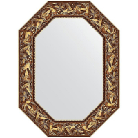 Зеркало Evoform Polygon 78х58 BY 7221 в багетной раме - Византия золото 99, купить, цена, заказать, магазин, доставка, скидка, промокод, купить, цена, заказать, магазин, доставка, скидка, промокод