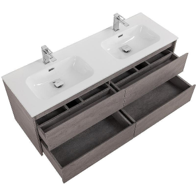 Тумба под раковину BelBagno Kraft 120 KRAFT-1200-4C-SO-2-CG подвесная Cemento Grigio