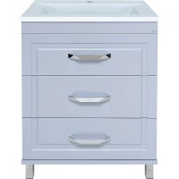 Тумба с раковиной Misty Терра 70 УТ000011808 Серая матовая, купить, цена, заказать, магазин, доставка, скидка, промокод, купить, цена, заказать, магазин, доставка, скидка, промокод