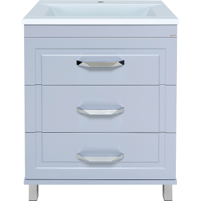 Тумба с раковиной Misty Терра 70 УТ000011808 Серая матовая