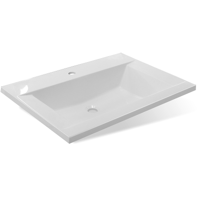 Тумба с раковиной Misty Терра 70 УТ000011808 Серая матовая