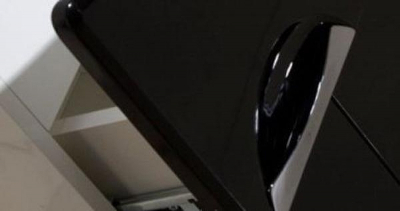 Тумба Bellezza Лагуна 60 4632109140040 Черная Белая