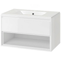 Тумба под раковину Excellent Tuto 80 MLEX.0101.800.WHWH подвесная Белый, купить, цена, заказать, магазин, доставка, скидка, промокод, купить, цена, заказать, магазин, доставка, скидка, промокод
