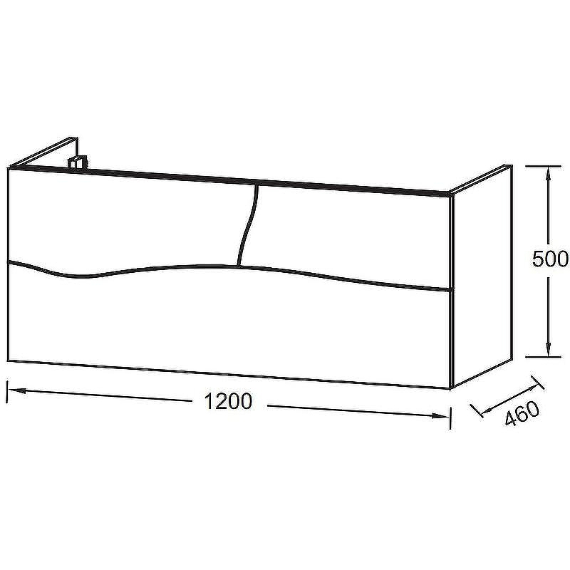Тумба под раковину Jacob Delafon Sherwood 120 EB1834RU-P6 подвесная Натуральный дуб, купить, цена, заказать, магазин, доставка, скидка, промокод, купить, цена, заказать, магазин, доставка, скидка, промокод