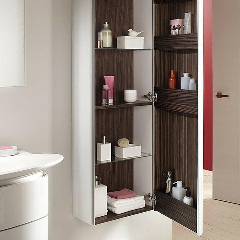 Шкаф пенал Jacob Delafon Presquile 50 R EB1115D-V13 подвесной Палисандр Шпон, купить, цена, заказать, магазин, доставка, скидка, промокод, купить, цена, заказать, магазин, доставка, скидка, промокод