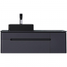 Тумба под раковину Jorno Shine 120 Shi.01.120/P/A подвесная Антрацит, купить, цена, заказать, магазин, доставка, скидка, промокод, купить, цена, заказать, магазин, доставка, скидка, промокод