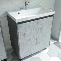 Тумба под раковину Stella Polar Кибела 60 SP-00001102 Цемент, купить, цена, заказать, магазин, доставка, скидка, промокод, купить, цена, заказать, магазин, доставка, скидка, промокод