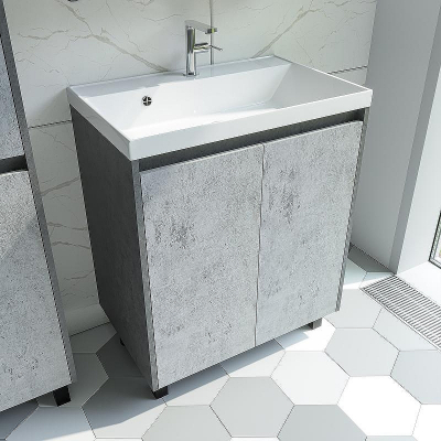 Тумба под раковину Stella Polar Кибела 60 SP-00001102 Цемент