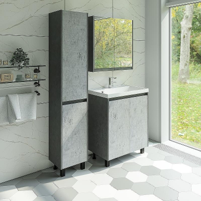 Тумба под раковину Stella Polar Кибела 60 SP-00001102 Цемент