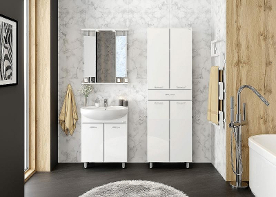 Шкаф пенал Onika Модерн 60.10 406002 Белый