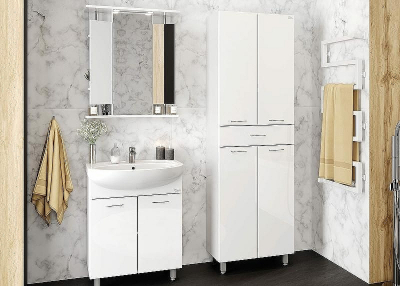 Шкаф пенал Onika Модерн 60.10 406002 Белый